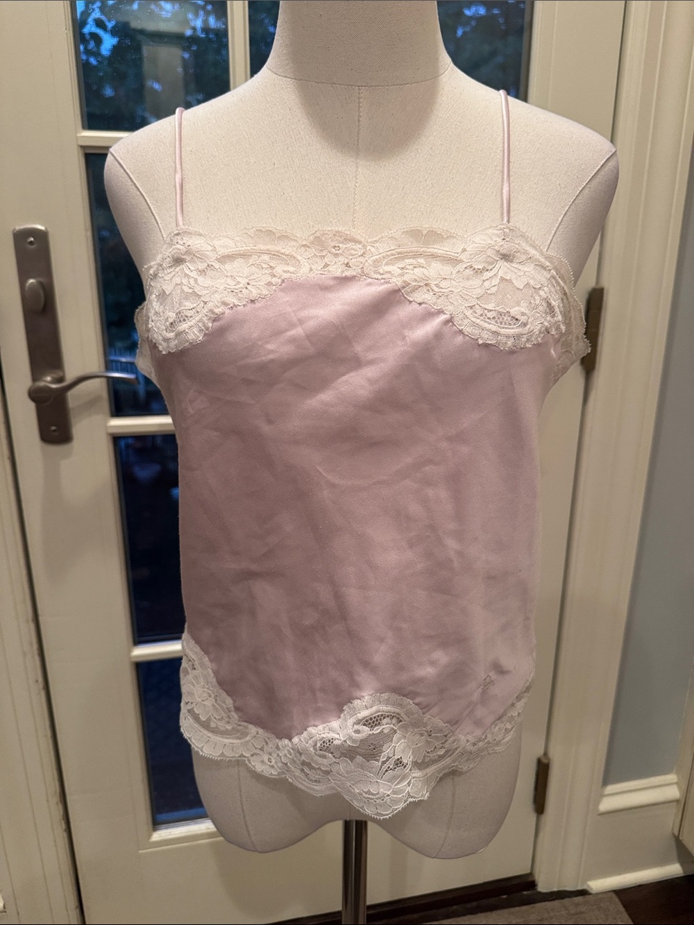 Vintage Dior Lace-Trim Camisole tank